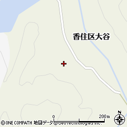 兵庫県美方郡香美町香住区大谷223周辺の地図