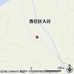 兵庫県美方郡香美町香住区大谷119周辺の地図