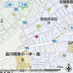 東京都品川区大井2丁目19-4周辺の地図