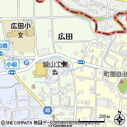 神奈川県相模原市緑区広田5-8周辺の地図