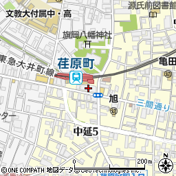 みずほ銀行荏原町駅前 ＡＴＭ周辺の地図