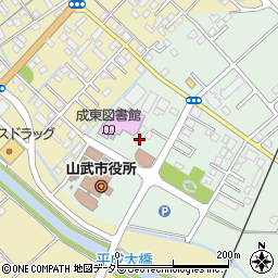 山本印刷株式会社　山武支店周辺の地図