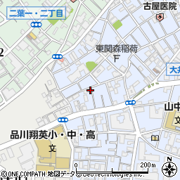 東京都品川区大井2丁目19-6周辺の地図