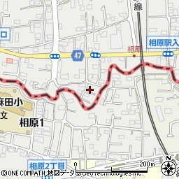 東京都町田市相原町1238-5周辺の地図