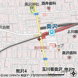 ローソン奥沢駅前店周辺の地図