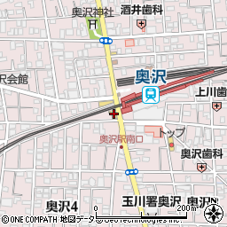 ローソン奥沢駅前店周辺の地図