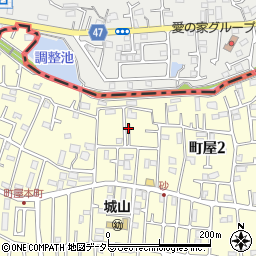 神奈川県相模原市緑区町屋2丁目17周辺の地図