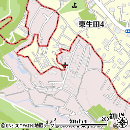 神奈川県川崎市宮前区初山1丁目10周辺の地図