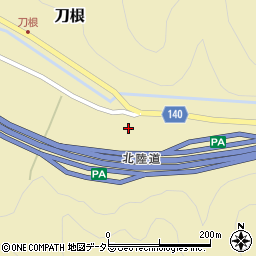 福井県敦賀市刀根33-20周辺の地図