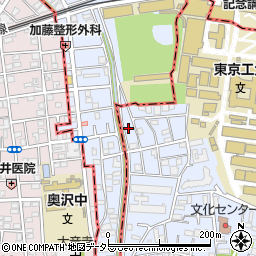 東京都大田区石川町1丁目25周辺の地図