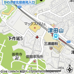 ユアー・パーキング津田山第１駐車場周辺の地図
