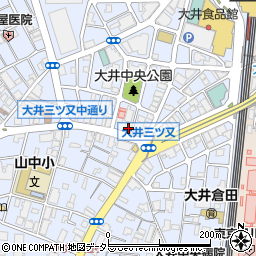 幸丼 大井町三ツ又店周辺の地図