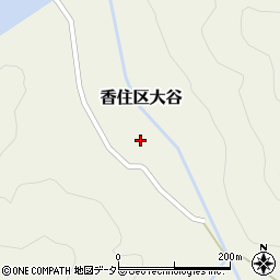 兵庫県美方郡香美町香住区大谷118-1周辺の地図