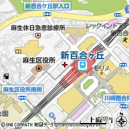 九州料理 獅子丸 新百合ヶ丘店周辺の地図
