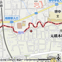 神奈川県相模原市緑区元橋本町30-9周辺の地図