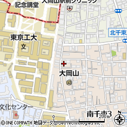 東京新聞　大岡山販売所周辺の地図
