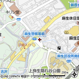 トヨタレンタリース神奈川新百合ヶ丘店周辺の地図