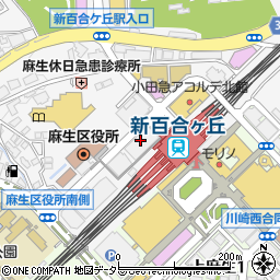 三井のリハウス新百合ケ丘店周辺の地図