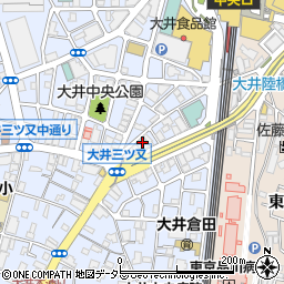 まいばすけっと大井町駅南店周辺の地図