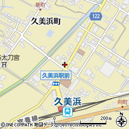京都府京丹後市久美浜町836-5周辺の地図