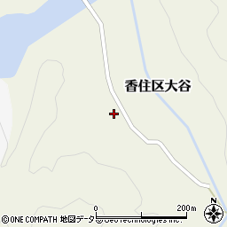 兵庫県美方郡香美町香住区大谷220周辺の地図