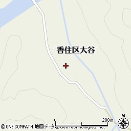 兵庫県美方郡香美町香住区大谷123周辺の地図