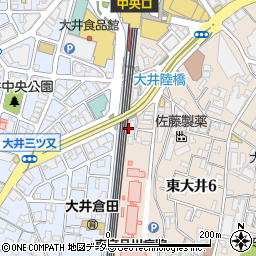 東京都品川区東大井6丁目1周辺の地図