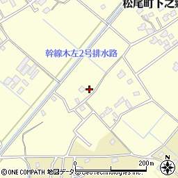 千葉県山武市松尾町下之郷392周辺の地図