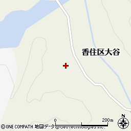 兵庫県美方郡香美町香住区大谷207周辺の地図