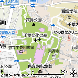 亥鼻公園トイレ周辺の地図