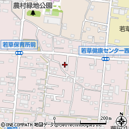 山梨県南アルプス市藤田25-12周辺の地図