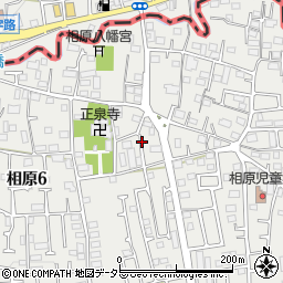 神奈川県相模原市緑区相原6丁目3周辺の地図