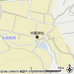 中尾神社周辺の地図