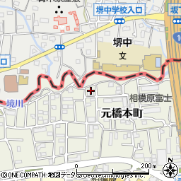 神奈川県相模原市緑区元橋本町17周辺の地図