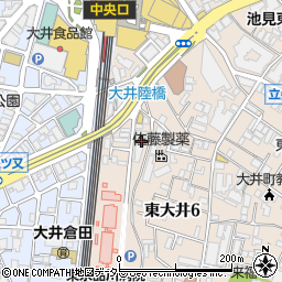 東京都品川区東大井6丁目4周辺の地図