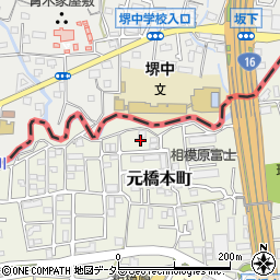 神奈川県相模原市緑区元橋本町13周辺の地図