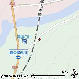 岐阜県加茂郡白川町河東3408周辺の地図