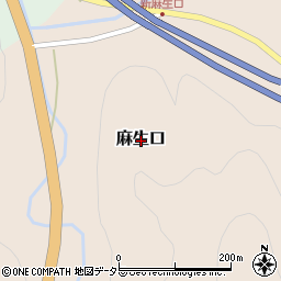 福井県敦賀市麻生口周辺の地図