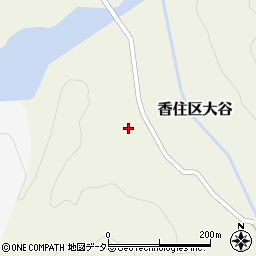 兵庫県美方郡香美町香住区大谷202周辺の地図