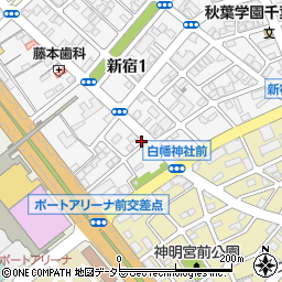 リパーク千葉新宿１丁目第４駐車場周辺の地図