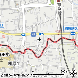 東京都町田市相原町1240周辺の地図