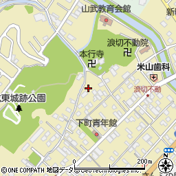 千葉県山武市成東2539周辺の地図
