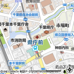 千葉県議会周辺の地図