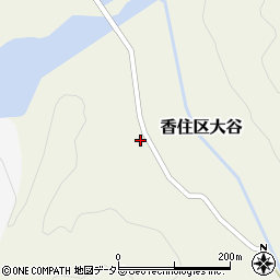 兵庫県美方郡香美町香住区大谷203周辺の地図