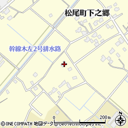 千葉県山武市松尾町下之郷468周辺の地図