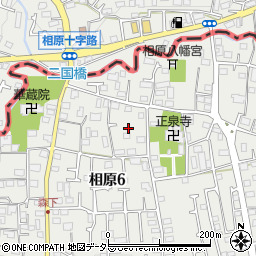 神奈川県相模原市緑区相原6丁目17周辺の地図