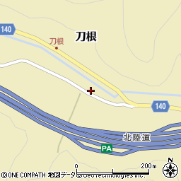 福井県敦賀市刀根34-33周辺の地図