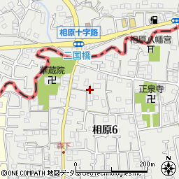 神奈川県相模原市緑区相原6丁目16周辺の地図