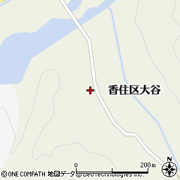 兵庫県美方郡香美町香住区大谷197周辺の地図