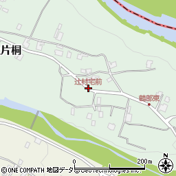 辻村宅前周辺の地図